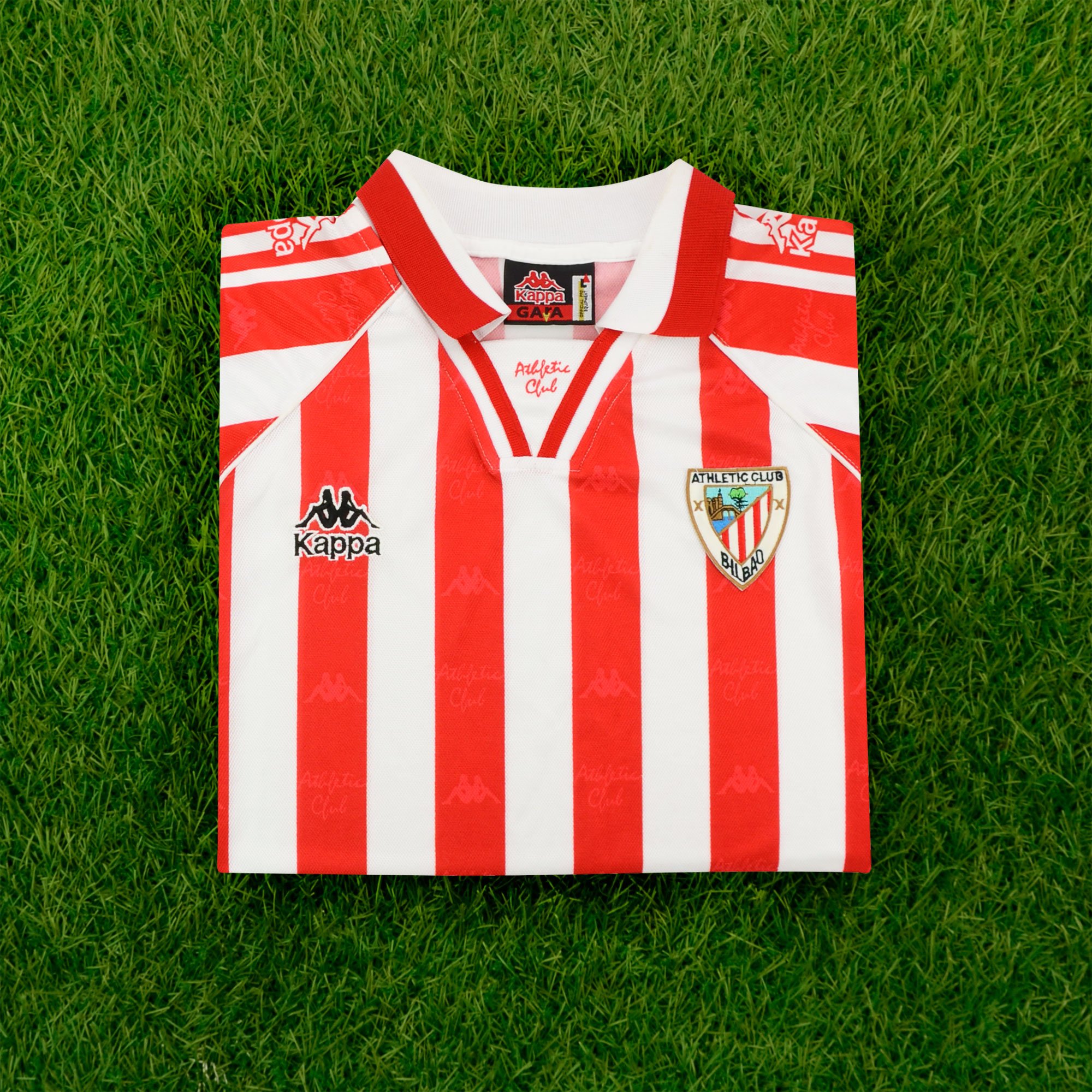 1996 Athletic Club Bilbao Kappa XL Football Shirt Football T-Shirt