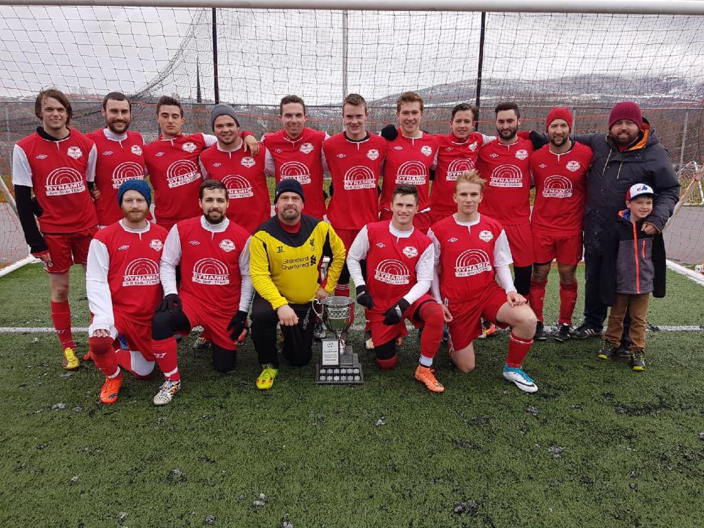 CBSoccer709's tweet photo. Folks, your 2017 kick off cup champs, Grand Bank ⚽️🏆 tough couple days but thank you to everybody who helped out @570VOCM @BerniceCBC https://t.co/ETIlBV0plE