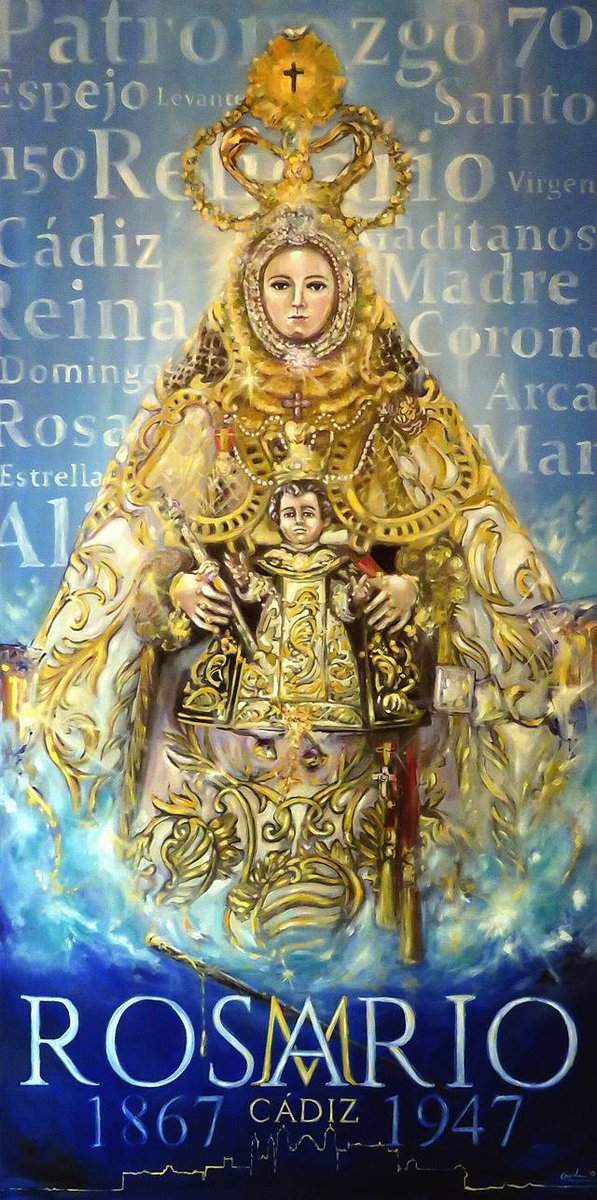 Cofradecumenico's tweet photo. Cartel anunciador de la magna de Cádiz. #CorazonGlorias17 https://t.co/QS01BHbpv7