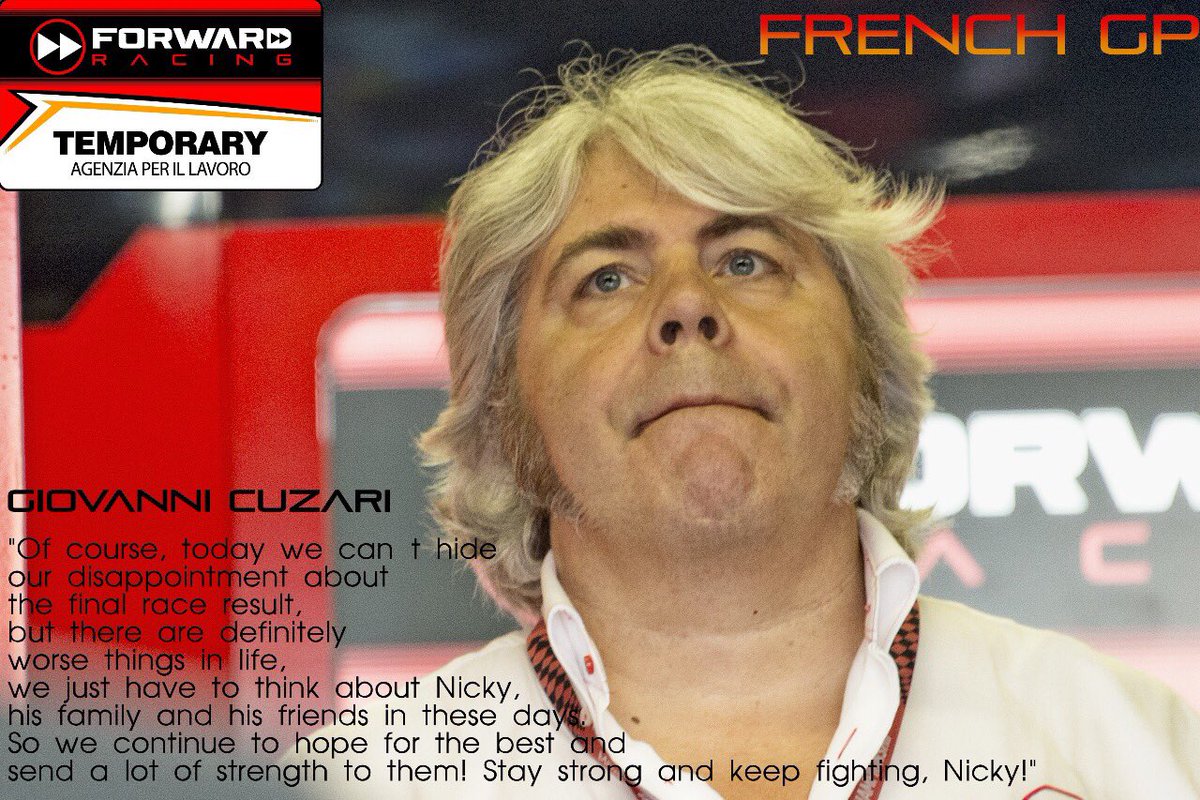 GiovanniCuzari's tweet photo. About the #FrenchGP 🎙🙏🏻 #GoNicky #keepfightingnicky #ForwardRacing #MotoGP #Moto2 #SuperMaro #BaldAttack https://t.co/PrFMsFCwc2