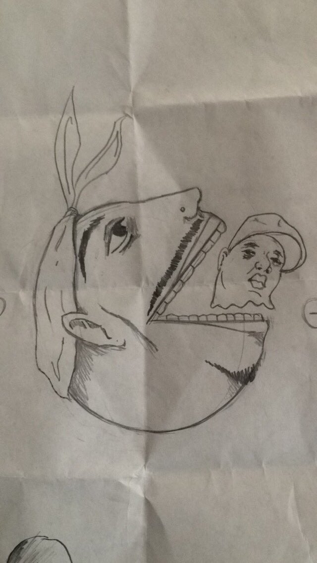 daisyfoko's tweet photo. My fave artistic exercise is asking my friends to draw concepts for me to bring to life.
I humbly introduce:
#2Pacman https://t.co/O9DGfsj3z7
