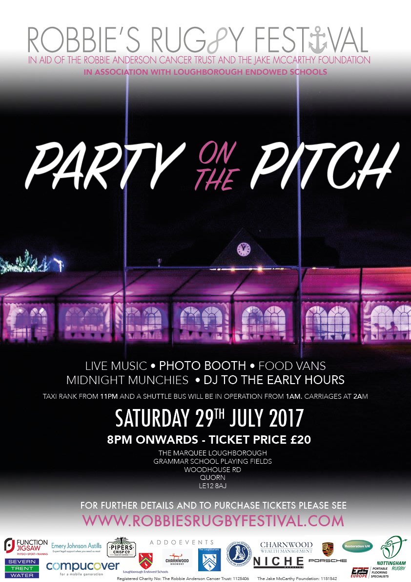 RRF_2020's tweet photo. Who's coming to Party on the Pitch? #party #music #dj #liveband #drinks #memories #celebrate #midlands #pitchside https://t.co/W28uaUAaYu