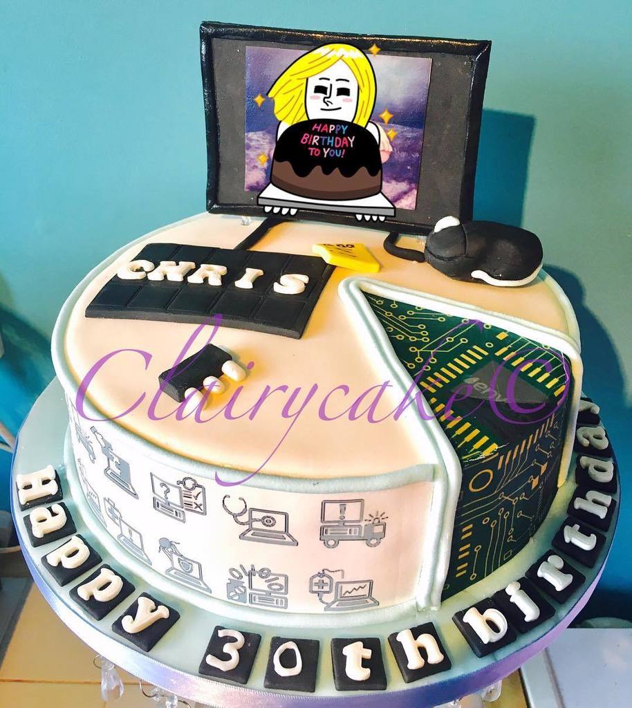 ClairyCakeEly's tweet photo. Computer theme cake #clairycake #computercake #screen #edibleimages #birthday #mouse #keyboard #yummy #instalike #… https://t.co/fPvmAHX1Ws https://t.co/o3PZAQjtLt