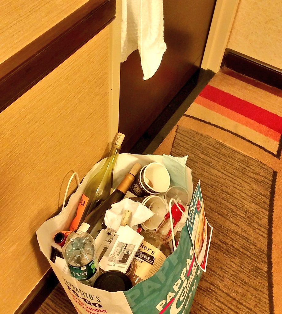 CLE_Steve's tweet photo. Someone had a really good time last night. #CRMAHouston attendees or #NKOTB fans? https://t.co/9JAFUwTIWq