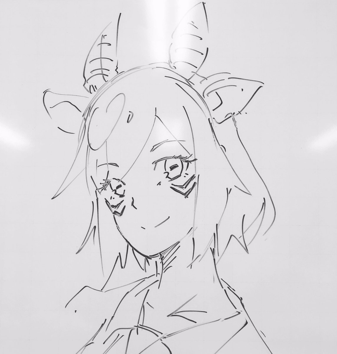 ホワイトボードに落書き〜
ヒロインです✋ 