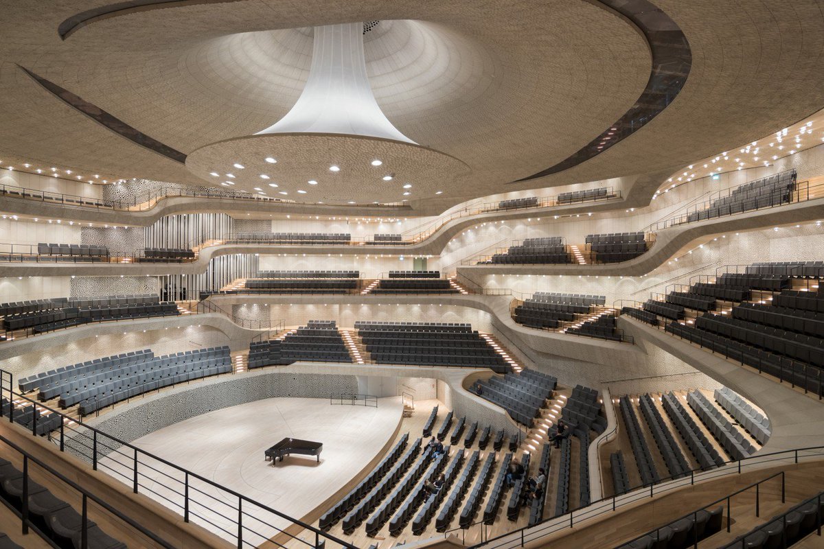 archforsale's tweet photo. Architecture firm Herzog and de Meuron + acoustician Yasuhisa Toyota, the Elbphilharmonie is stunning. https://t.co/UsGdUy0kqW https://t.co/VTlHJgCMi2