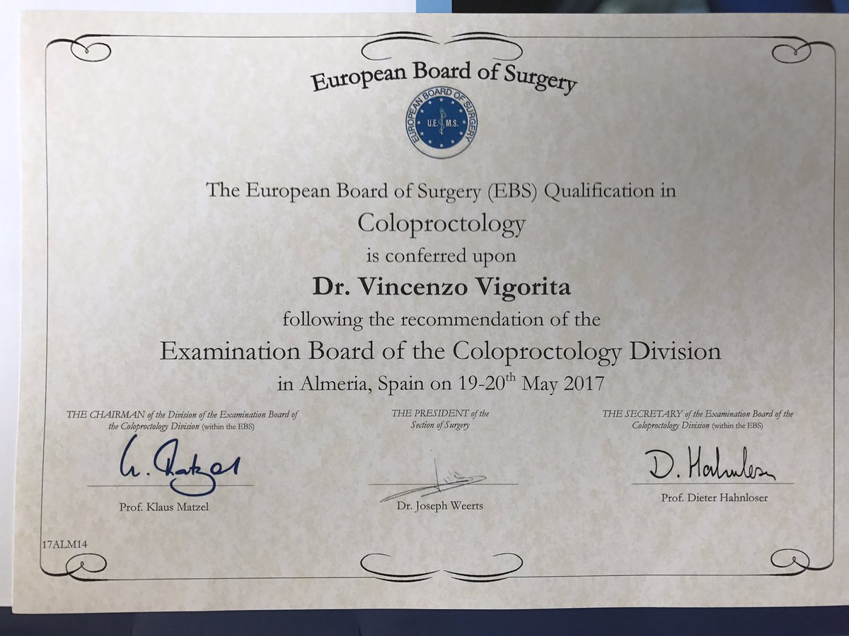 Vincenzo Vigorita MD, PhD, EBSQ-c, FACS tweet media