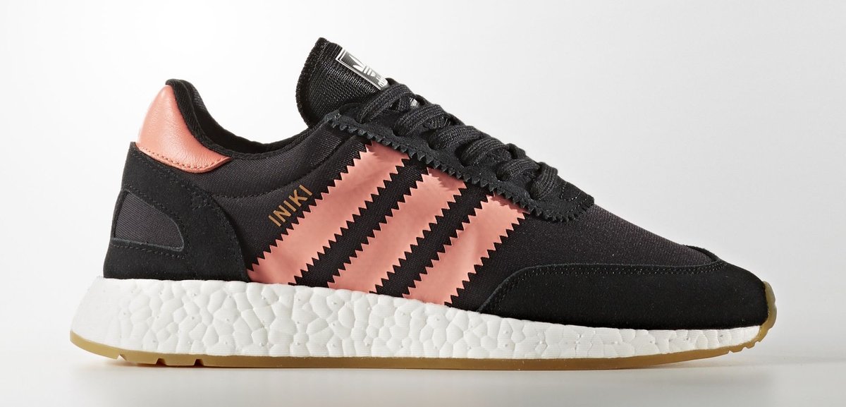 adidas iniki pink and black