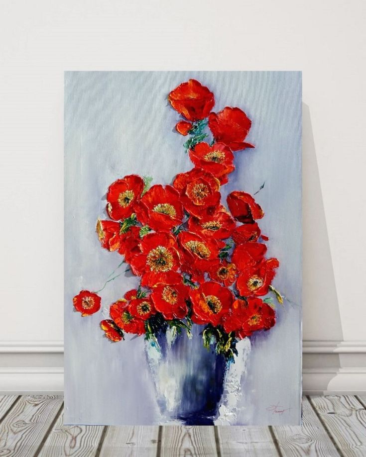 OlenaTopliss's tweet photo. Red Poppies in vase by @OlenaTopliss via @artfinder #oil #painting #art https://t.co/rU11WzRWR2 https://t.co/0p3MaMBM9l