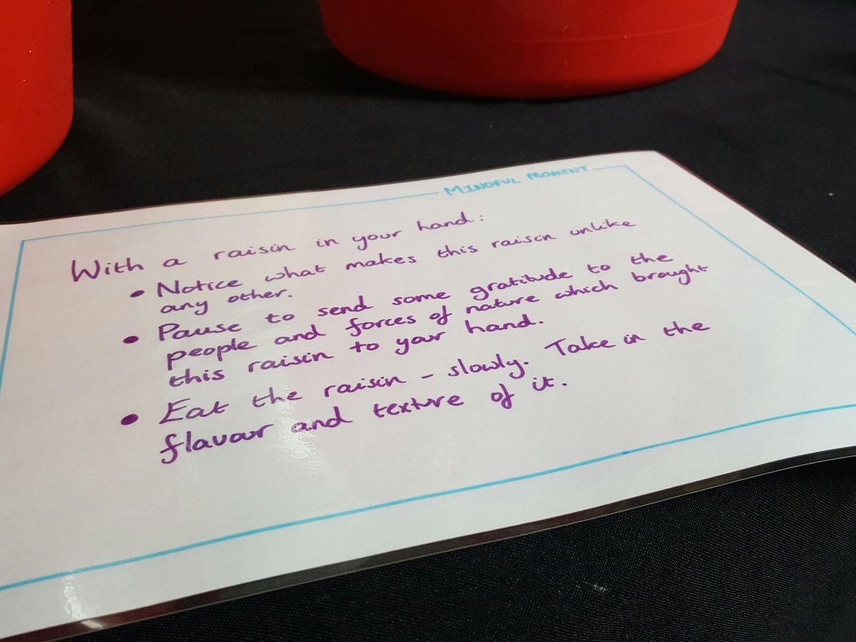 TedxPortobello's tweet photo. With a raisin in your hand #TEDxPortobello https://t.co/Cof9zrvtun