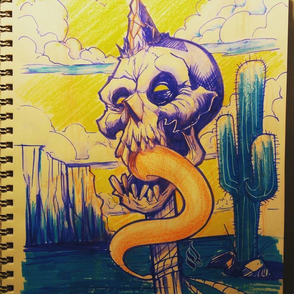 fritterpann's tweet photo. It's roasting outside π₯
#sketch #doodle #skull #hot #heat #mrturn #may https://t.co/T1nzKpcvqn