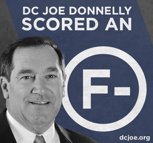 DCJoeDonnelly's tweet photo. Grades are in 🍎 DC Joe Donnelly earned an F- from the National Right to Life Committee in 2016. https://t.co/7dOSqIgcWa