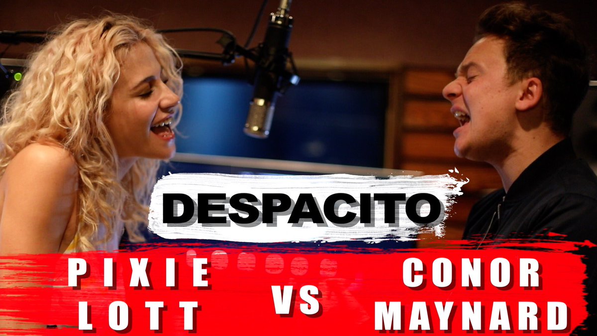 ConorMaynard's tweet image. HERE IT IS!!! My brand new Sing-Off vs @PixieLott over 'Despacito' !!! ENJOY!! RT RT RT youtu.be/h6vj8Ryu0LI