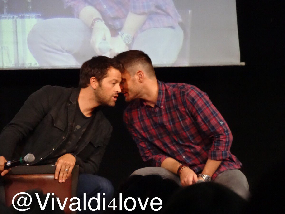 Vivaldi4love's tweet photo. #jib8 #jisha #lastpanel #evening #craziness #muchfun #muchlove @mishacollins @JensenAckles https://t.co/AMSKUXaNl6