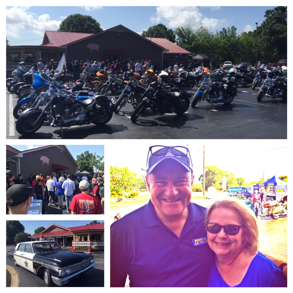 MUCH love shown at Saturday's 4th Annual Capt'n Herb Emory Motorcycle Ride benefitting Toys For Tots. Thanks to all #rememberingcaptainherb