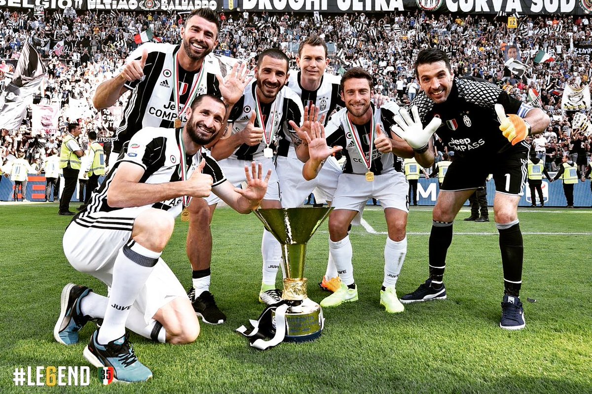 ClaMarchisio8's tweet photo. 6  LEGGENDA @juventusfc @gianluigibuffon @andreabarzagli2 @bonucci_leo19 @chiellini @LichtsteinerSte  #MC8 #Le6end #finoallafine https://t.co/hdfj84M9Hj