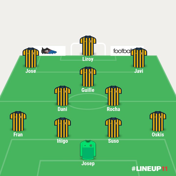 Hoy reprentamos al RCD Espanyol en la Final de Copa LFV a las 00.00! Aqui la alineacion con la que lucharemos esta noche! <a href="/CanteranosCF/">Canteranos CF</a>