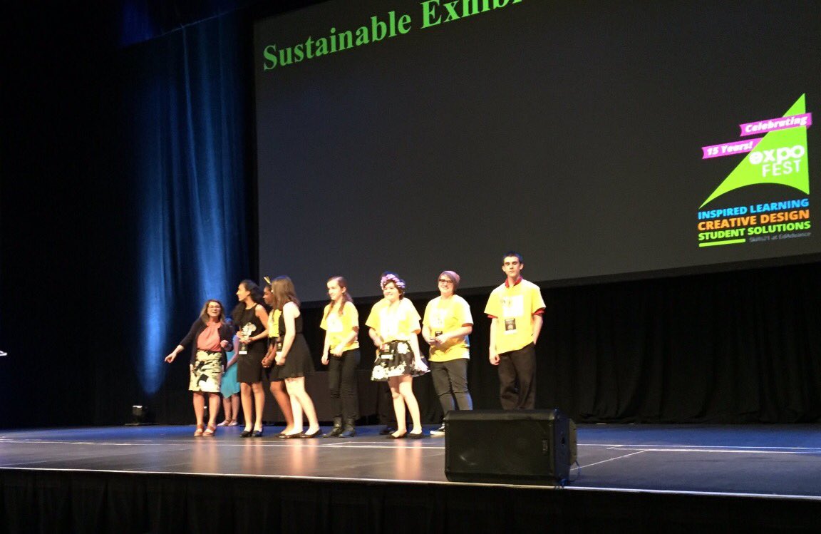 NHSBeesAndLove's tweet photo. Congrats to the entire B&amp;L Team for winning #EXPOFEST2017 's Sustainability Challenge Award!! #SkillsInAction https://t.co/FzlrcMKr7l
