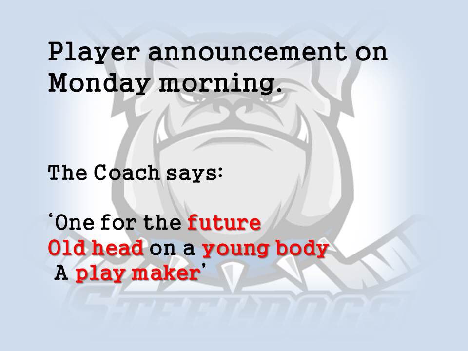 Are you ready for signing news?