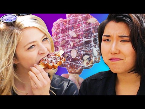 vidmebuzz's tweet photo. We Tried Instagram Famous Waffle Pops - https://t.co/F56TPmvEWd https://t.co/KNUJXoKU92