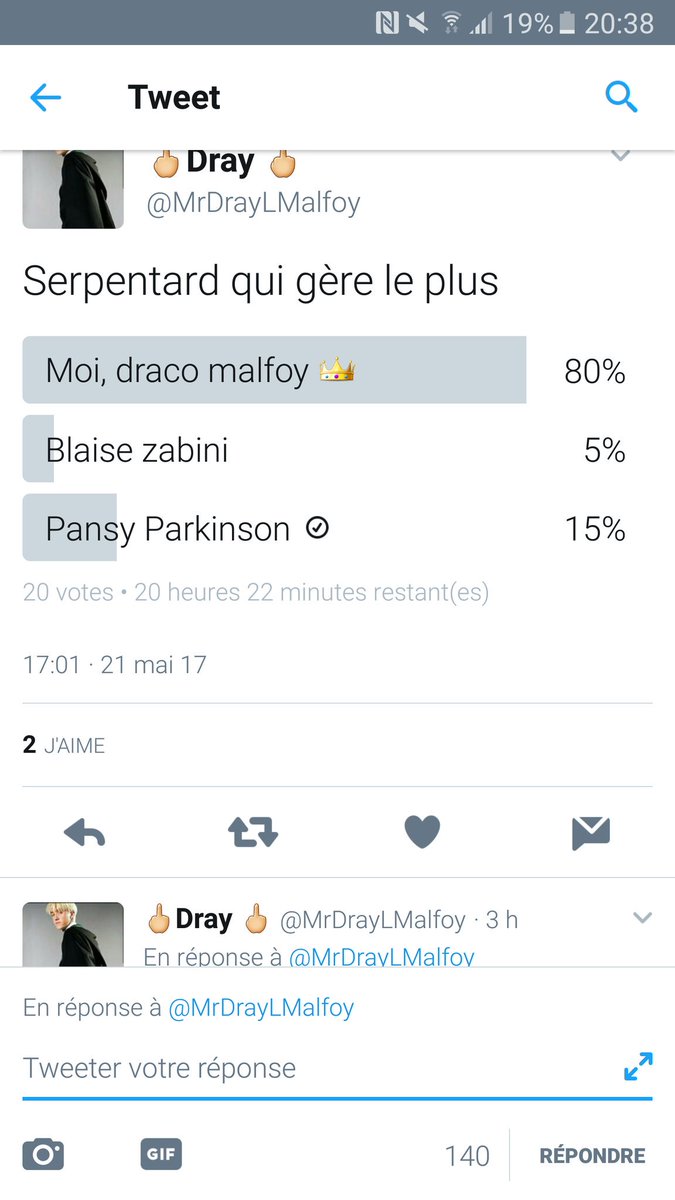 RPGForet's tweet photo. @MrDrayLMalfoy Oupsi 😇 -Emi LA KOUINE https://t.co/BV1dzi5HAh