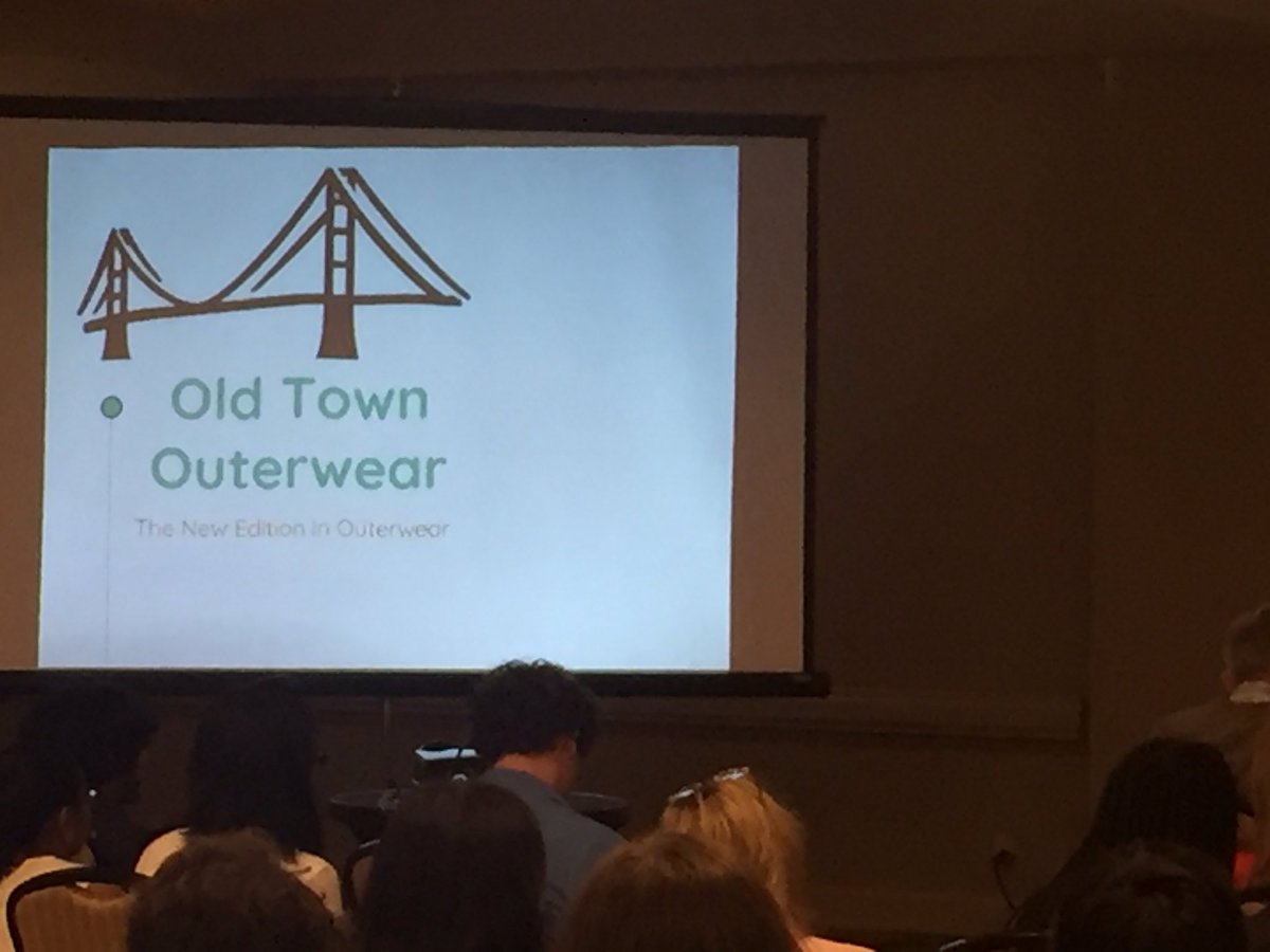 TiEoregon's tweet photo. No more zipper problems with Old Town Outerwear! #TYEOregon TiE Young Entrepreneur State Competition https://t.co/5yTa9YTcfA