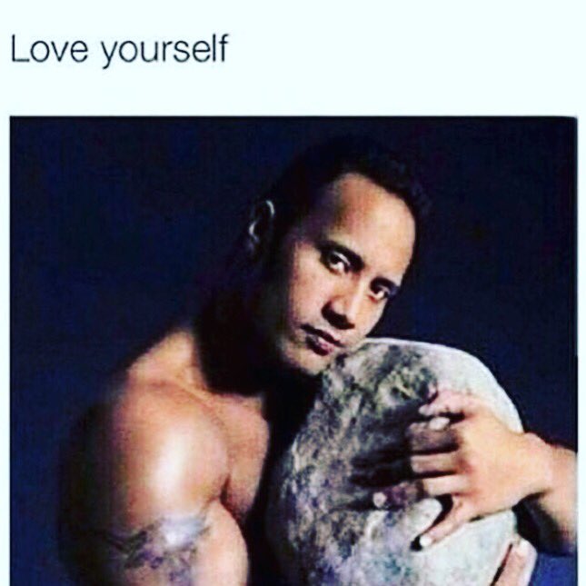 DatingsKey's tweet photo. Be your own rock before your someone else's. #SundayFunday #DwayneJohnson #therock https://t.co/1SLKUwMK6U
