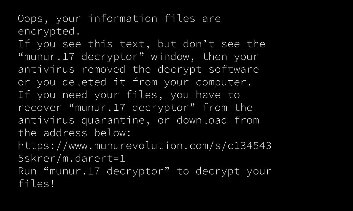 MUNUR18_'s tweet photo. ERROR_FILE_READ_ONLY
6009 (0x1779)
The specified file is read only. https://t.co/pOEjNxNsB3
