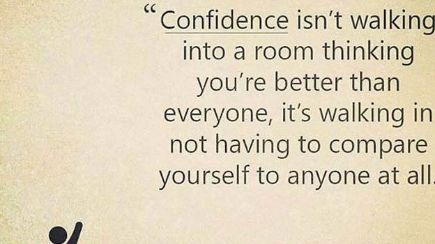 fearlessmotivat's tweet photo. CONFIDENCE isnt walking into a room thinking you're better than anyone. It's walking in knowing you don't have to compare yourself to anyone https://t.co/pAYUibKxX6