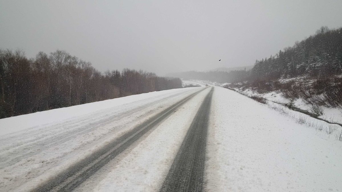 TCH in the Codroy Pond area earlier today. Happy May 24th weekend.