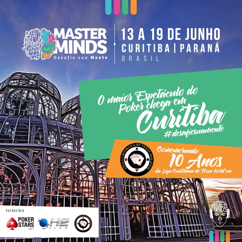 MasterMindsFest's tweet photo. Confira A GRADE DE TORNEIOS e estruturas do #MasterMindsFest Curitiba e programe-se. De 13 à 19 de junho! https://t.co/z9jT0Mz5a4 https://t.co/D5XPkzpQDv
