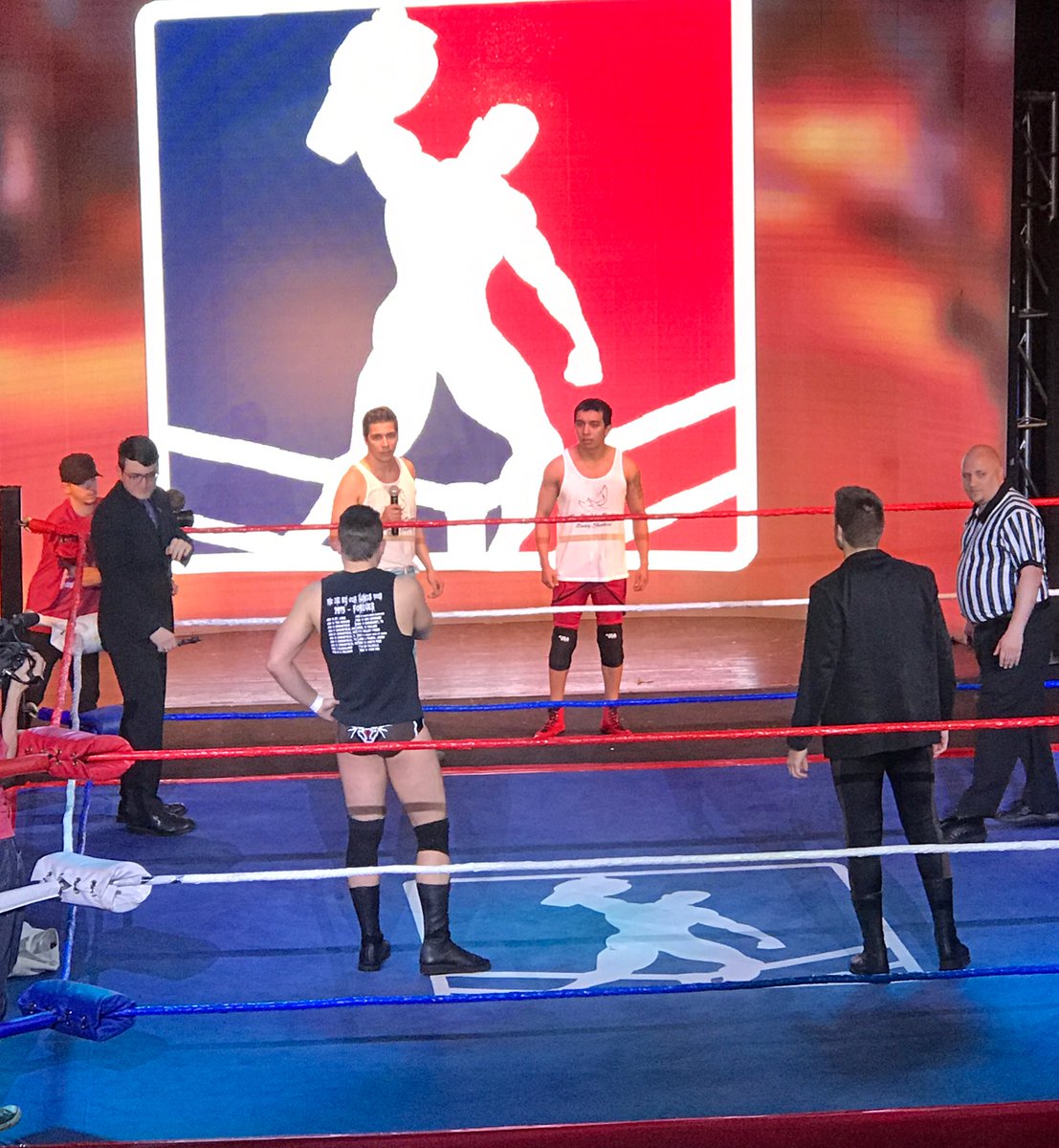 NWL_STL's tweet photo. The rest of the Buddy System is out to get the truth!!! @JavyTorres_NWL &amp; @sbeckett_nwl are ready to fight for some answers! #FightSTL https://t.co/BjfmYskQSi