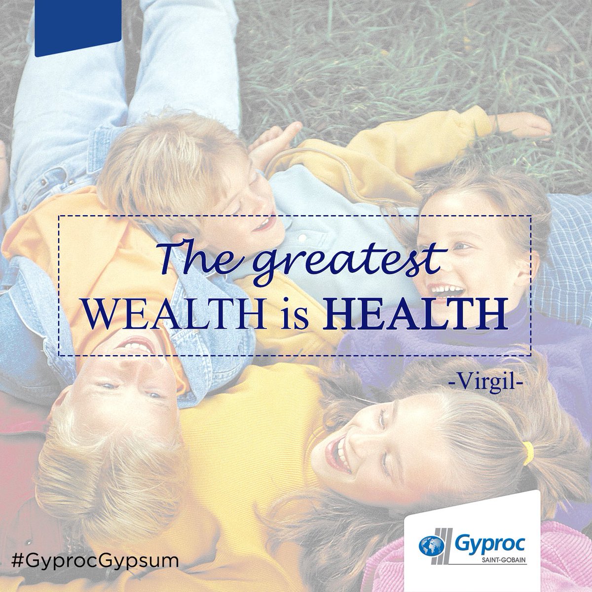 Selamat senin pagi! Jangan lupa jaga kesehatan Anda untuk menjalani aktivitas di minggu ini :) #GyprocGypsum