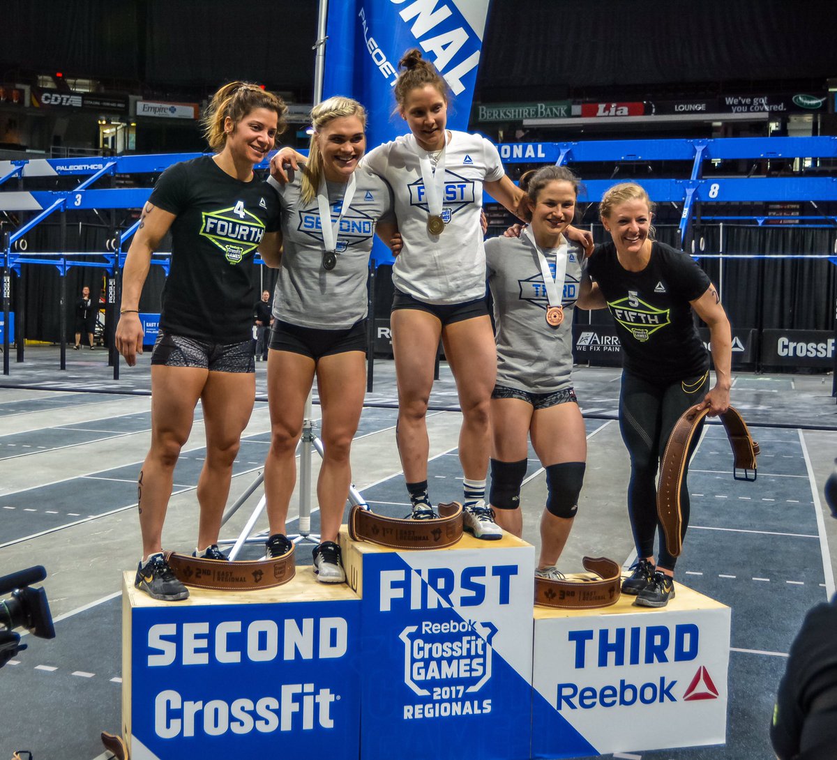 CFGEast's tweet photo. These 5 ladies have punched their ticket to Madison 🤛🏻 #GamesBound #EastRegional https://t.co/KTVbP98QLy