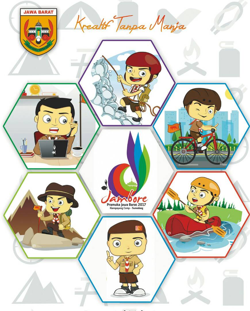MyprideMagz's tweet photo. Salam pagi..... Road to #JamdaJabar2017. Kreatif tanpa Manja. @PramukaJabar @kwarnas https://t.co/K4NtPOO7hc