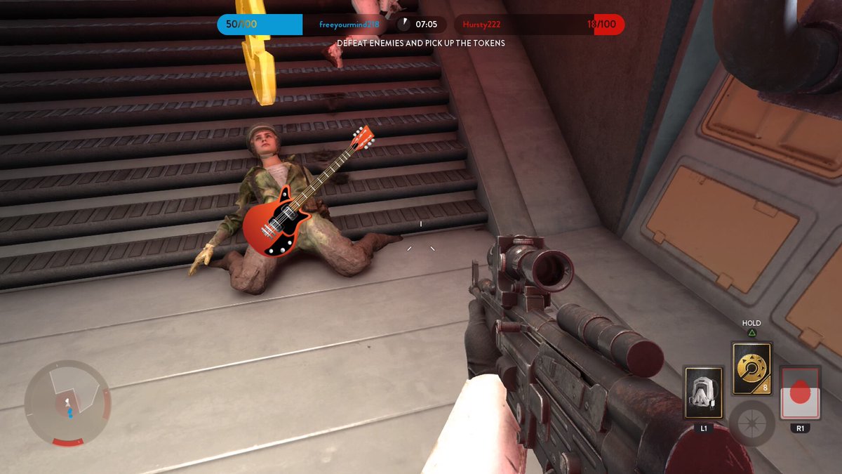 SWBFimages's tweet photo. Guitar hero #StarWarsRockstars https://t.co/QRSSf4OYis
