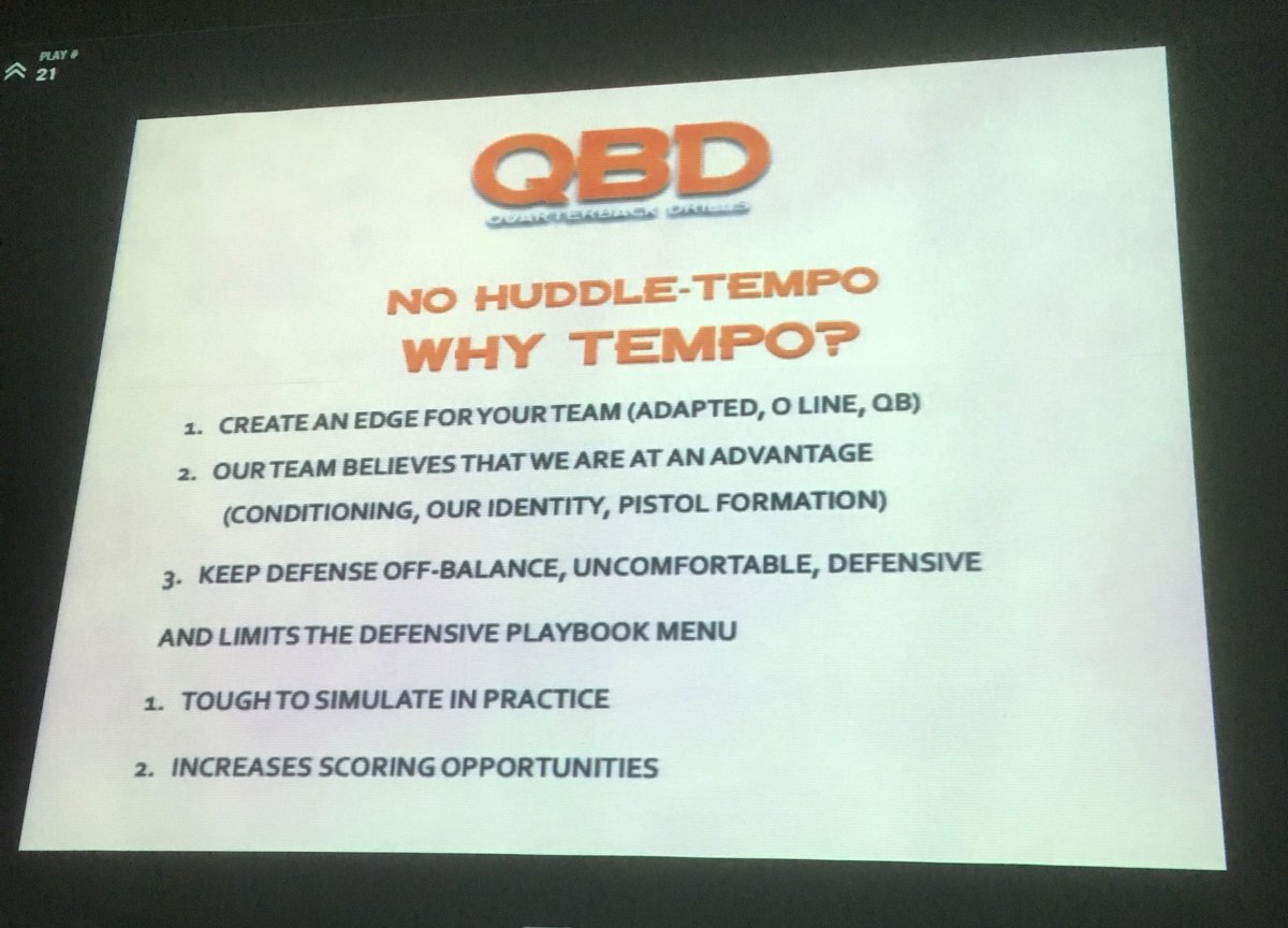 QBDevelopment's tweet photo. #StrikeFast17 No Huddle Clinic with 4 HS staffs from Arizona and Colorado! #NoHuddle #uptempo https://t.co/sESl0AdNg6