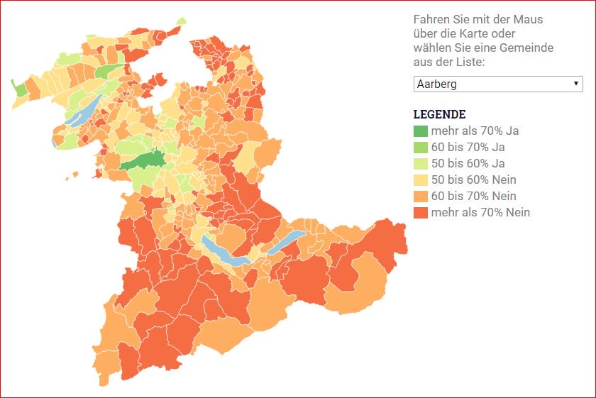 Von 94,5% Ablehnung bis zu 71,5% Zustimmung: So haben die Berner Gemeinden zur Asylsozialhilfe abgestimmt:berninzahlen.ch/?p=324