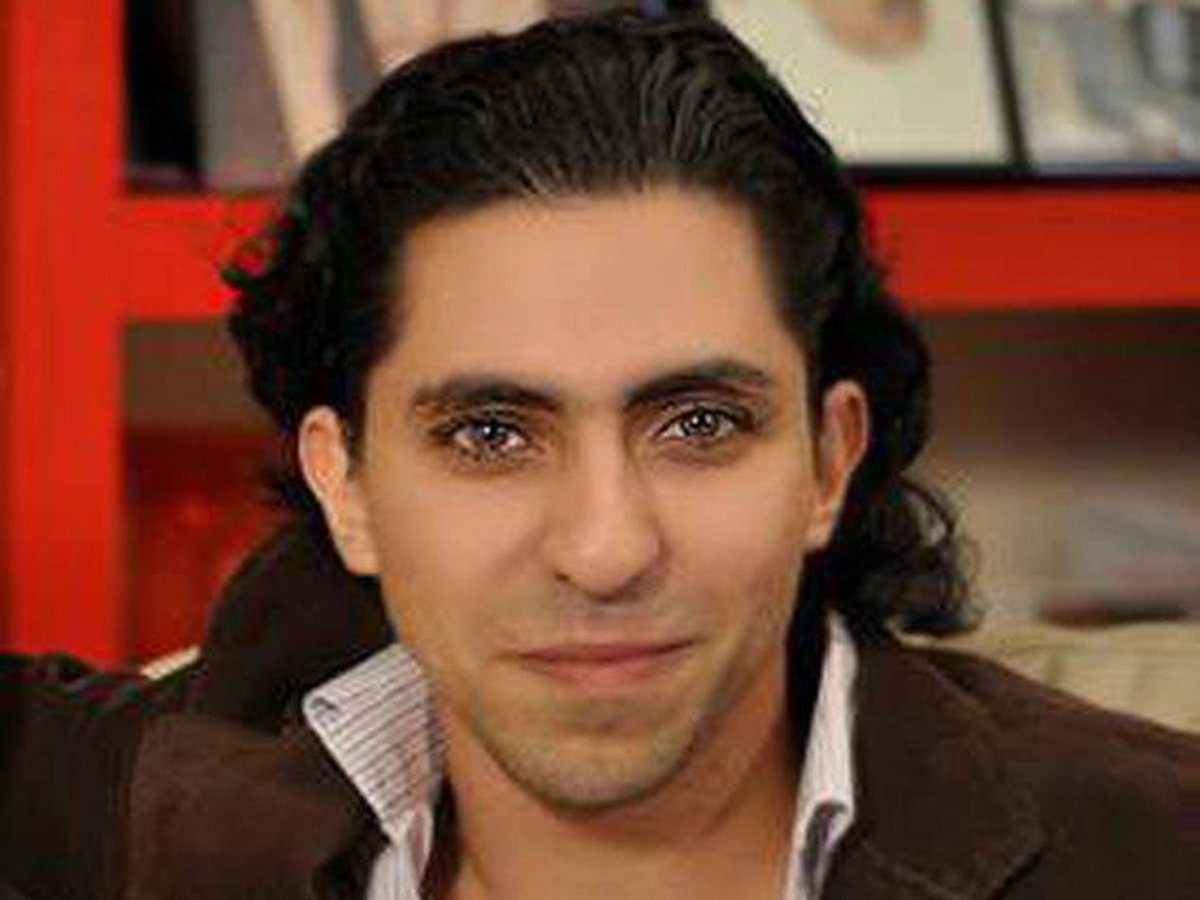 amnestyusa's tweet photo. While heads of state meet w @realdonaldtrump, blogger @Raif_Badawi, human rights defender Waleed Abu al-Khair &amp; many more languish in prison https://t.co/U07vRVU7NJ