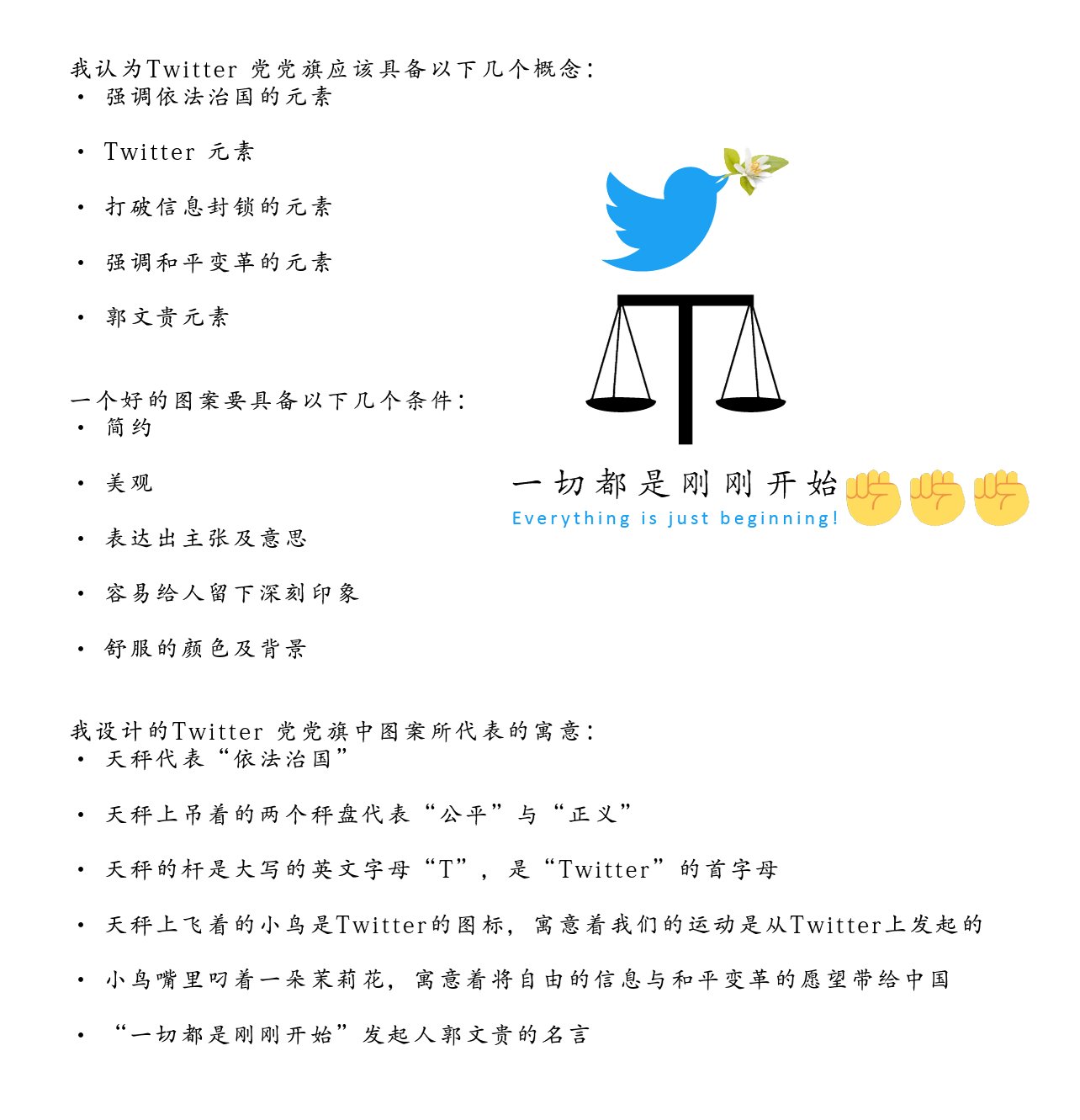 Aiguo Twiter1818 刚刚发现 由于之前给您发的logo背景是透明背景 所以在twitter 上看效果极差 现在再给您发两个白色背景的