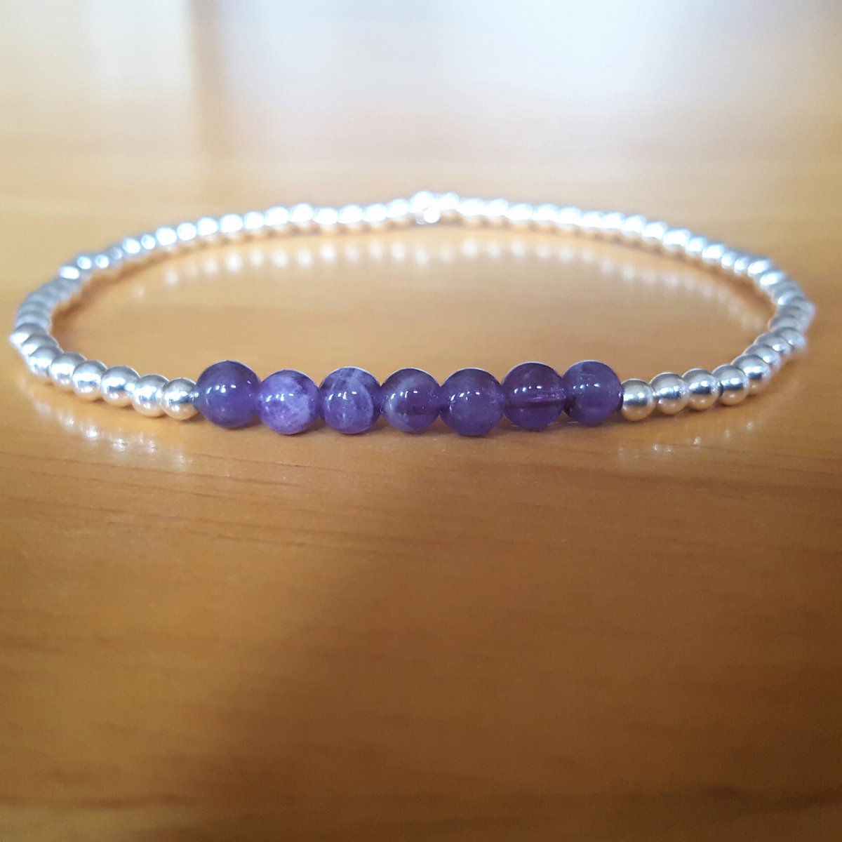 EFraserDesigns's tweet photo. Amethyst and sterling silver bracelet #HandmadeHour #handmakeuk #onlinecraft #Etsyuk #amethyst #shopetsyuk #shopsmall #giftideas #silver https://t.co/Y7s6zbnbKq
