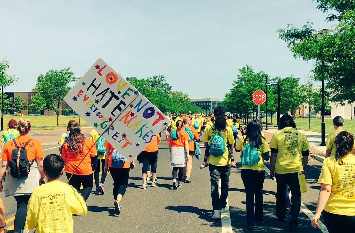 YGuyJohn's tweet photo. @pfvYMCA staff, teens, & volunteers uniting w/others in 'taking a step in the right direction' today during the @ADLPhiladelphia #ADLWalk! https://t.co/GyVRTF6deT