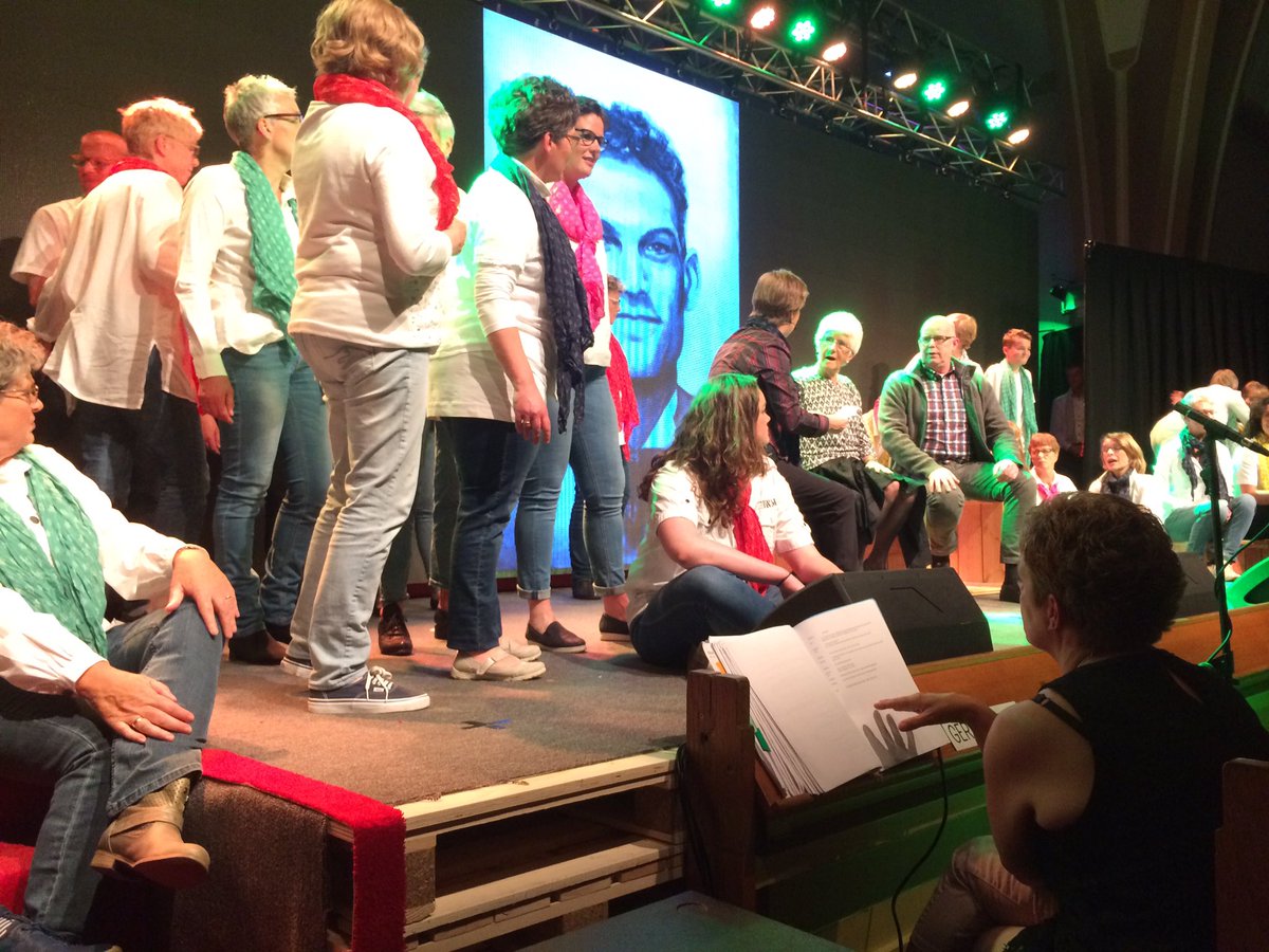 In Ger Kerk Voorthuizen werd op creatieve en indringende wijze musical Judas opgevoerd