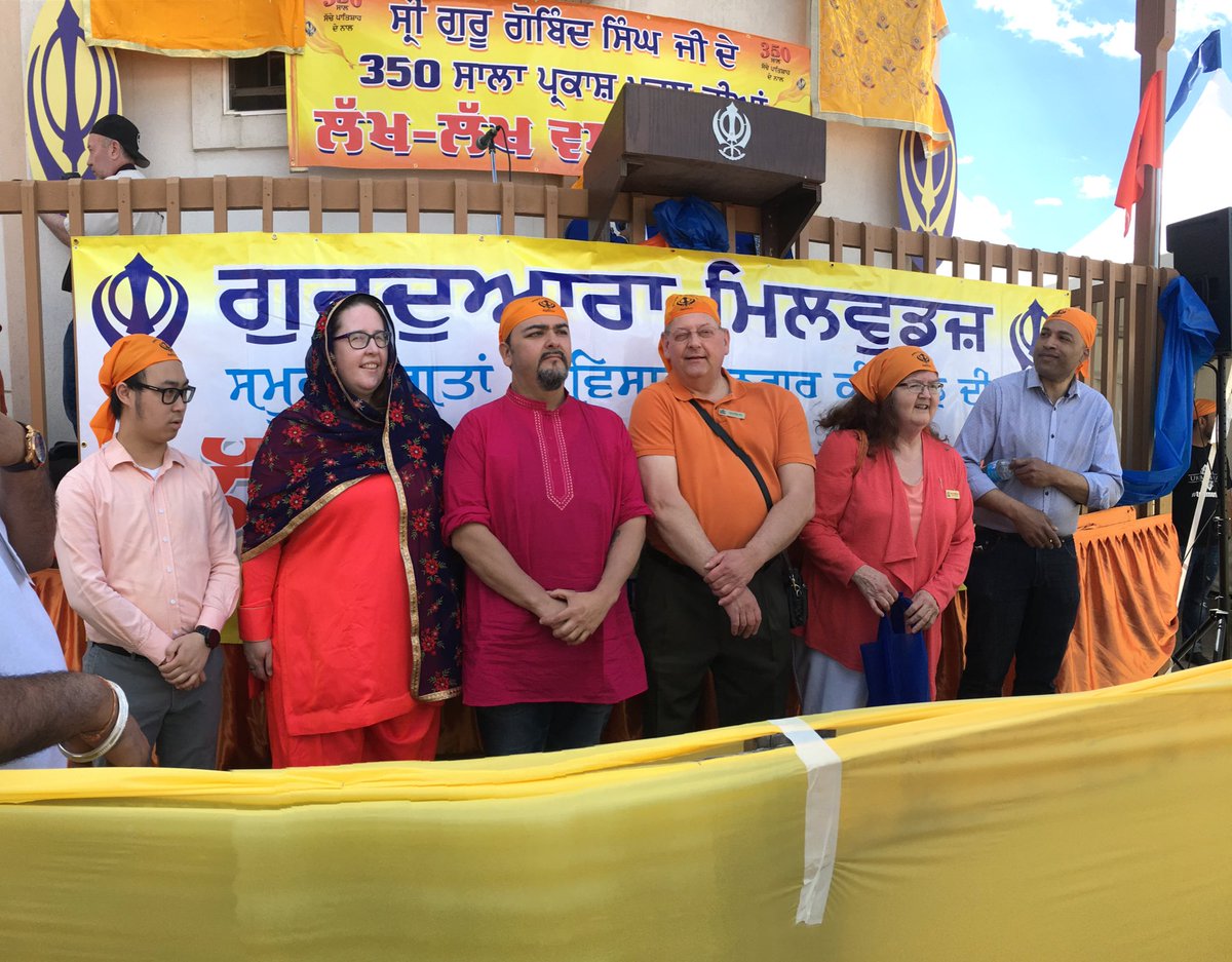 abndpcaucus's tweet photo. Premier @RachelNotley and @abndpcaucus joins Vaisakhi celebrations at Gurdwara Millwoods. #ableg https://t.co/oeP4BmcPbr