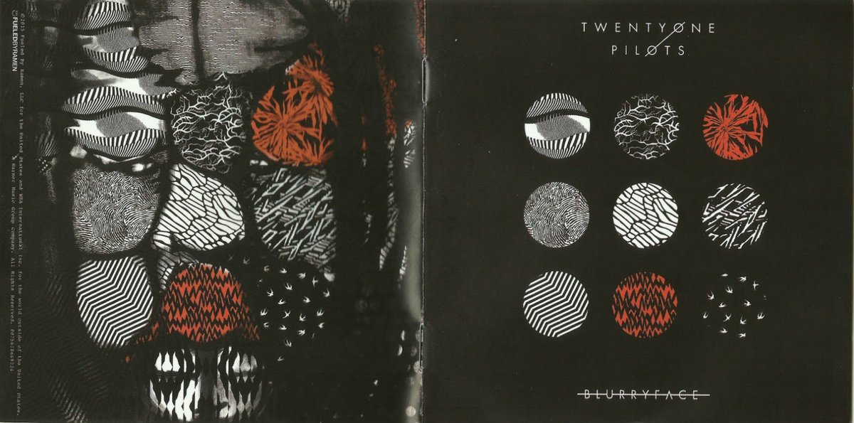 TOPLatinAmerica's tweet photo. Les pasare scans del booklet de blurryface. Pero deben de dar RT. #topBBMAs https://t.co/195ukqJLdt