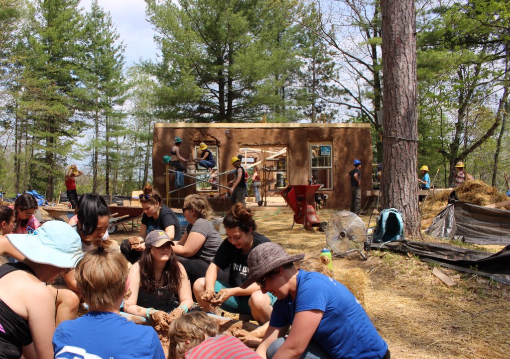 UMBS's tweet photo. Mark you calendars for May28! Next Sunday we'll be having an open house of the new sustainable structure at UMBS. 2-4pm. Be there. https://t.co/Nfp0l5znJA