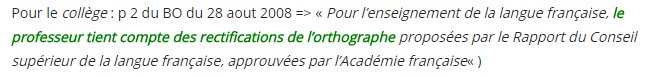 Charivari1's tweet photo. @laurentfillion Tiens, @loysbonod laisse croire que les rectifications ne seraient apparues dans les IO du collège qu'en 2016 ? Ttt ttt https://t.co/PNoZJM2abK