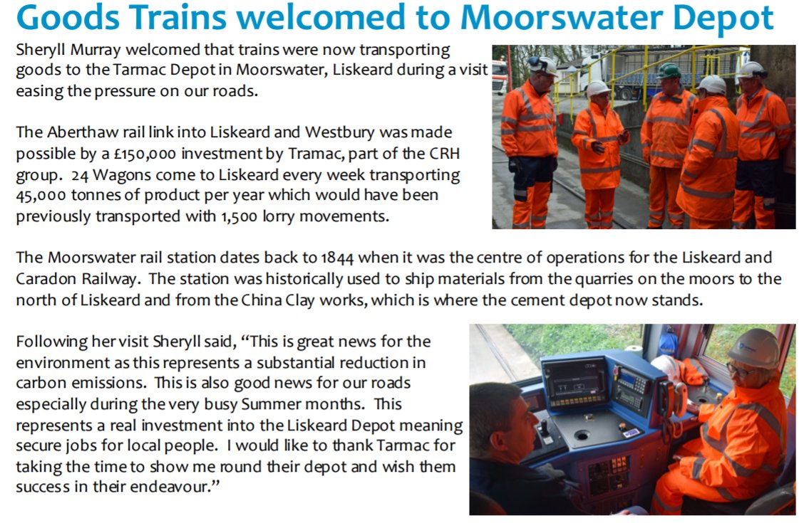 sheryllmurray's tweet photo. Extracts from my newsletter that's been delivered to many houses in #SourhEastCornwall #BackingSheryllMurray #SheryllMurray https://t.co/ffzAIZg7nY