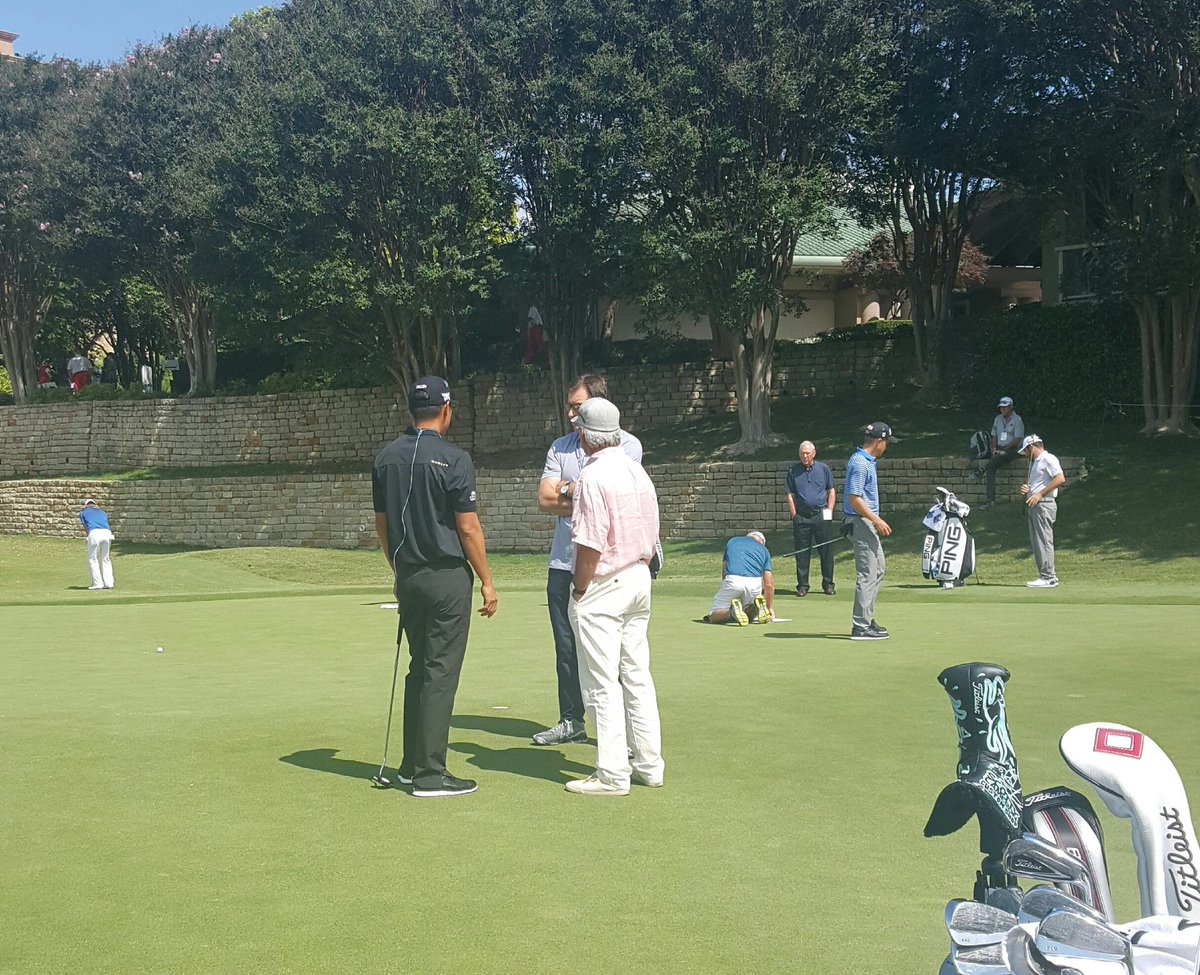 Before the final round @attbyronnelson #wemakeyouputtbetter Cheers! <a href="/Marius_Golf/">Marius Golf</a>