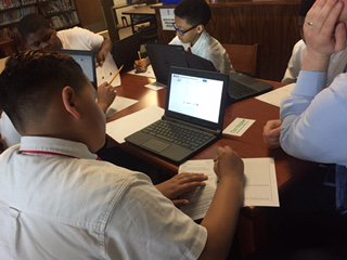 casatta7's tweet photo. 6th grade library Ss at #9 using form to evaluate website credibility https://t.co/JEVw9KEsaT #tlchat #rcsd9clc #digcit @RCSDNYS https://t.co/pJkw3bOXWk